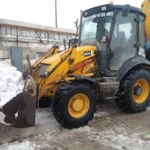 Экскаватор-погрузчик JCB. Ямобур. Култаево