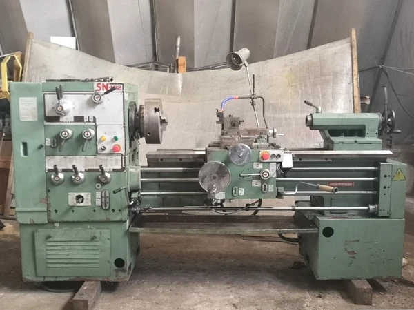 Фото СТАНОК токарный SN-402 (шпинд-105мм) из НИИ с КОНУСНОЙ ЛИНЕЙКОЙ и ГАП
