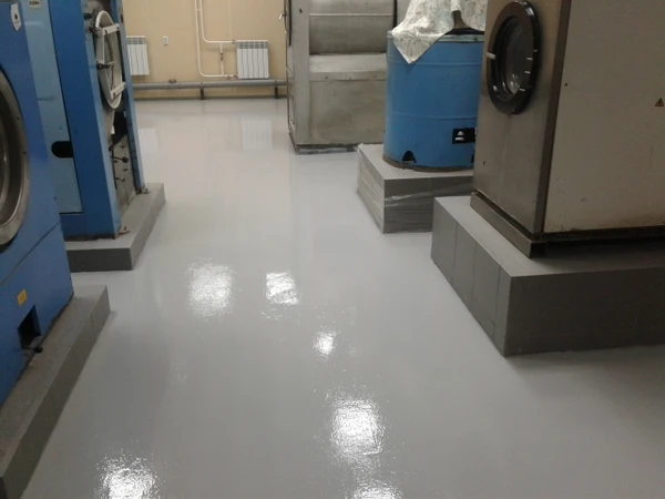 Фото Эпоксидный промышленный наливной пол