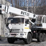 Аренда автокрана 25 тонн Ульяновец МКТ-25