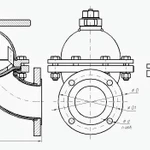 Фото №2 От производителя -  Клапан КМФс-1 КМФс-3 Мембранные клапаны стальные КМФ купить мембраны фторопласт Ф4 клапан 15ч цена