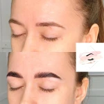Фото №4 Коррекция бровей и ресниц, макияж