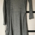 Фото №11 костюм офисный голубой размер 42: платье и кардиган