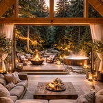 Фото №2 A-Frame 38м.— современный дом с панорамой