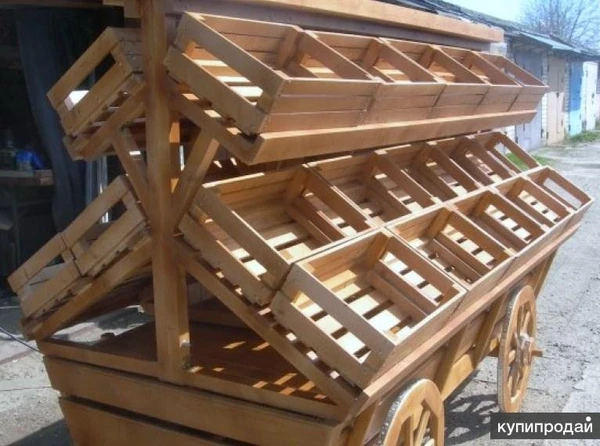 Фото Витрина тележка для магазинов и ярмарок