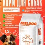 фото Сухой корм для собак мини пород feeldog 1,2 кг