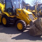 фото Аренда Экскаватора погрузчика JCB Ямобур, бара Гидромолот