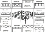 фото Металличесие ритуальные ограды