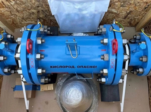 Фото Фильтр сетчатый ФС-ЗПГ-150/250-2,5-0,2-12Х18Н10Т кислородный