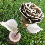 Фото №4 Сувенир роза из металла