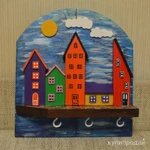 фото Ключница деревянная