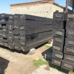 Фото №4 Шпалы деревянные пропитанные