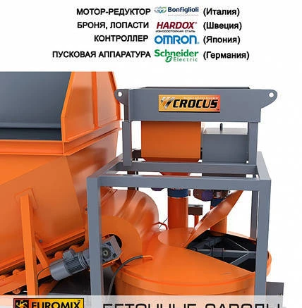 Фото Стационарный бетонный завод Euromix Crocus 20.750 2