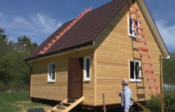 Фото Строим бани из бруса и каркаса