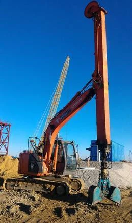 Фото Аренда гусеничного экскаватора Hitachi-135 c грейфером