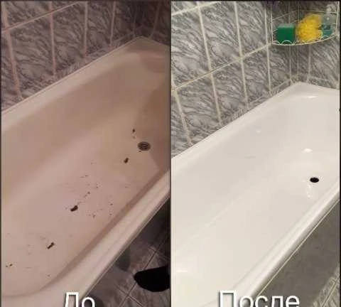 Фото Реставрация ванн. Методом налива и эмалеровки