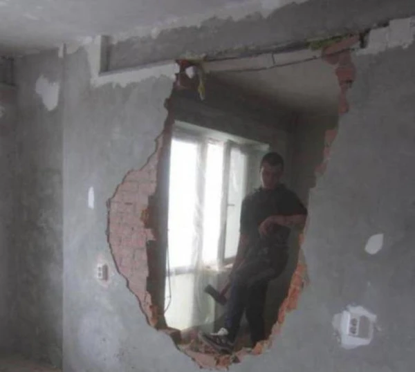 Фото Демонтаж домов.Стен,полов. Разнорабочие.
