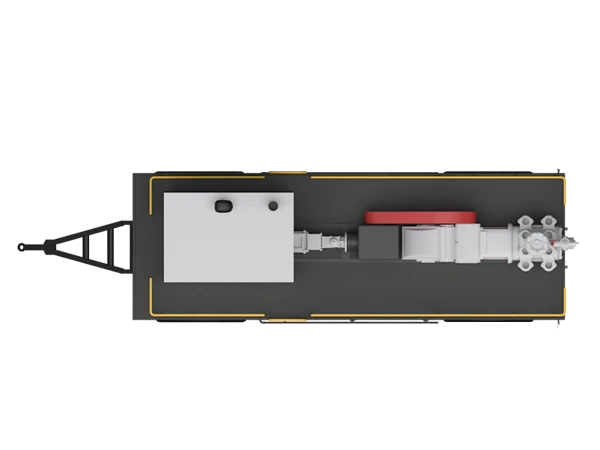 Фото Насосный агрегат АН-50 с краном НБ40, электродвигатель 55/1500 ОБП, на прицепе
