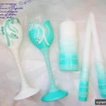 Фото №5 Свадебный набор (Ручная работа)