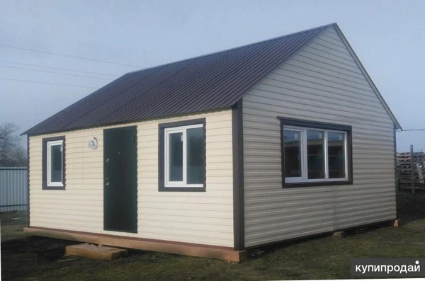 Фото модульный домик 5м*6м., бытовка модульная.