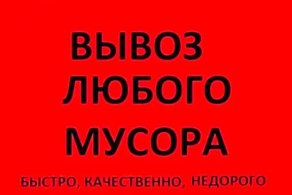 Фото Вывоз любого мусора 