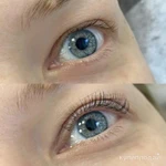 Фото №3 Ламинирование ресничек и бровей