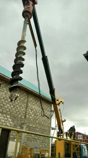 Фото Бурение свай Буровая 
