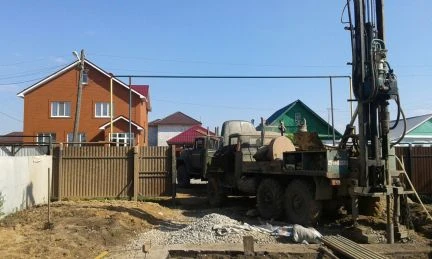 Фото Бурение скважин на песок и известняк