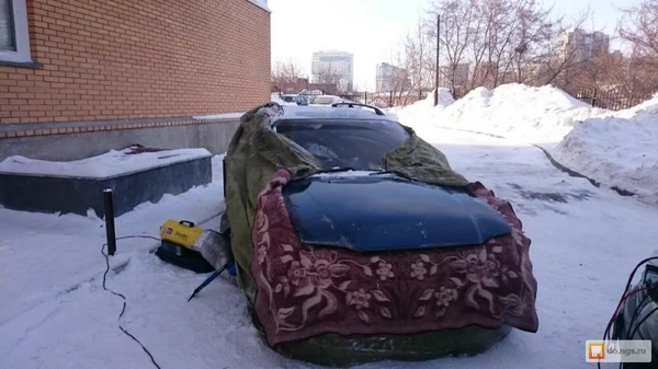 Фото отогрев авто! Запуск в мороз!