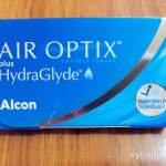 Фото №3 Контактные линзы Alcon Air Optix Plus HydraGlyde, 6 шт., R 8,6, D.