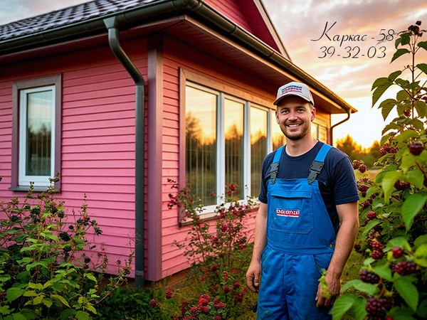 Фото Строительство каркасных дачных домиков, пристроек и веранд