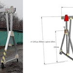 Фото №4 «МППУ-1500у» (Мобильное Подъёмно-перегрузочного устройства)Козловой алюминевый кран.
