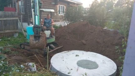 Фото Выгребные ямы, из жб колец под ключ за 1 день