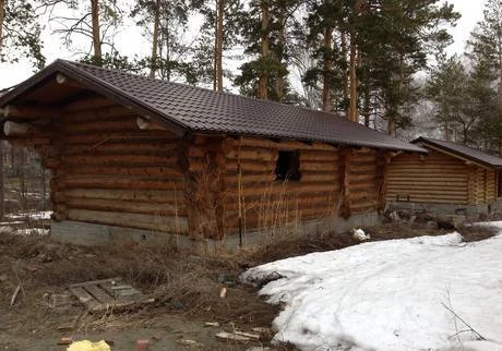 Фото Срубы домов,бань ручная рубка,оцилиндровка