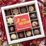 фото Новогодние наборы конфет с логотипом