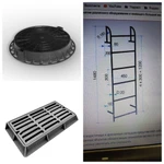 Фото №3 Стремянки С1-00, лестницы металлические Л серии 3.903 кл-13, асбоцементные трубы, люки чугунные, полимер-песчаные в Тюмени, Тобольске, Сургуте, Нефтеюганске, Нижневартовске, Когалыме, Приобье, Пыть-Яхе, Ханты-Мансийске, Новом Уренгое, Тарко-Сале, Ямбурге, Пуровске, Надыме, Тазовском, Газ-Сале