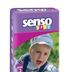 фото Подгузники д-детей SENSO BABY Ecoline D3 с крем.-бальзам