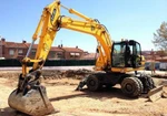 фото Аренда колесного экскаватора JCB JS145W 1м3, JS200W 1,5 м3