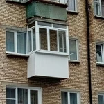 Фото №4 Остекление балконов и лоджий.