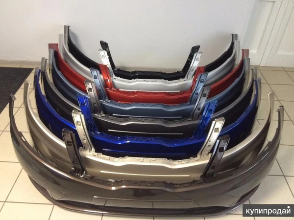 Фото Новый бампер в цвет авто Kio Rio,Hyundai Solaris, Volkswagen Polo