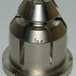 фото Цанговый патрон массивный 9/13 мм конус под СОЖ для фрезерного станка