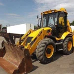 Экскаватор-погрузчик JCB Аренда, Гидромолот, Бур