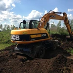 Аренда колесного экскаватора JCB JS 160W