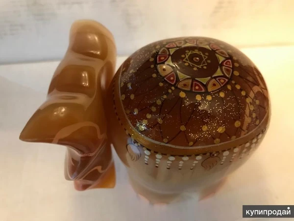 Фото Сувенирное изделие "Слон" из натурального камня Селенит