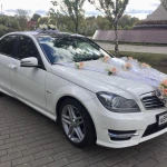 Авто Мерседес с200 белый на свадьбу 