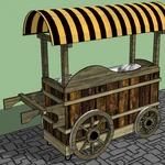 Фото №2 Тележка для мороженого.Недорого.