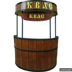 фото Изготавливаем торговый круглый киоск-бочка
