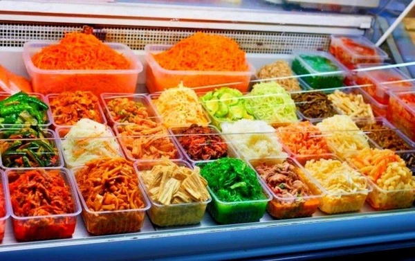 Фото готовые корейские салаты
