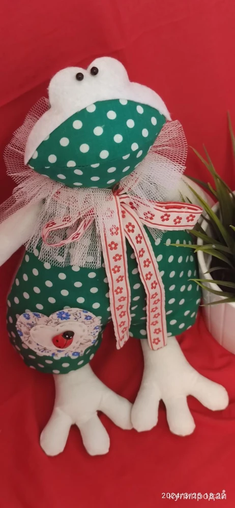 Фото Лягушка жаба кукла