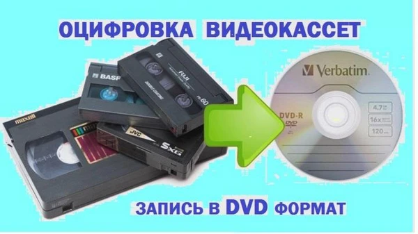 Фото Оцифровка видеокассет 